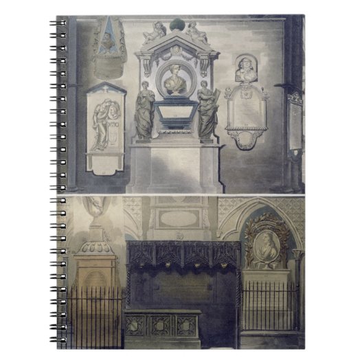 詩人のコーナー、「ウェストミンスター寺院」からのプレートF、e ノートブック (正面)
