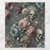 🪦詩人のペンディング – ゴシックビクトリアン ワインラベル (シングルラベル)