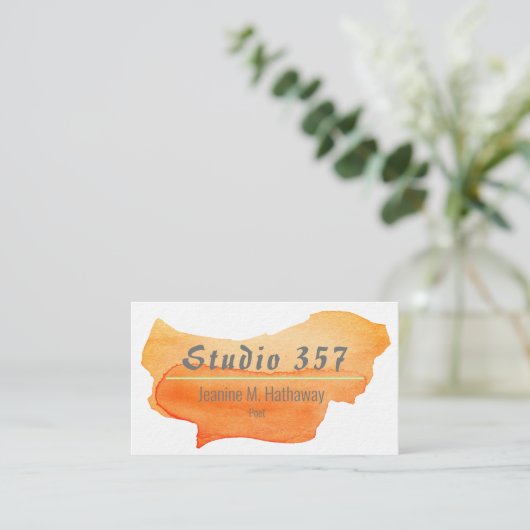 詩人の名刺 名刺 (スタンド正面)