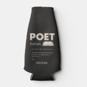 詩人の定義Gag詩おもしろい作家Gag ボトルクーラー (正面)