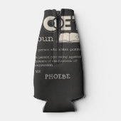 詩人の定義Gag詩おもしろい作家Gag ボトルクーラー (裏面)