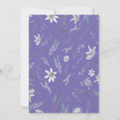 詩人の庭の幾何学的 招待状 (裏面)