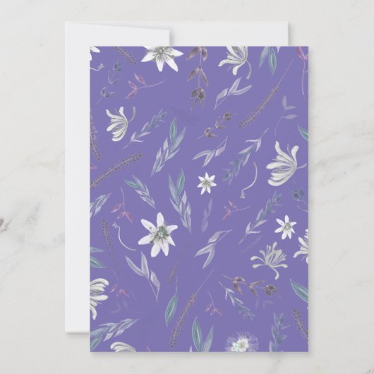 詩人の庭の幾何学的 招待状 (裏面)