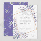 詩人の庭の幾何学的 招待状 (正面/裏面)