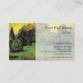 詩人の庭、ビンセント・ヴァン・ゴッホ。 名刺