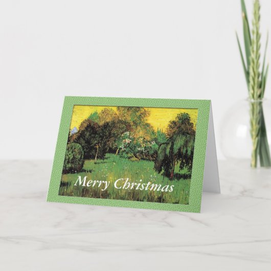 『詩人の庭』ヴィンセント·ヴァン·ゴッホ著 シーズンカード (正面)