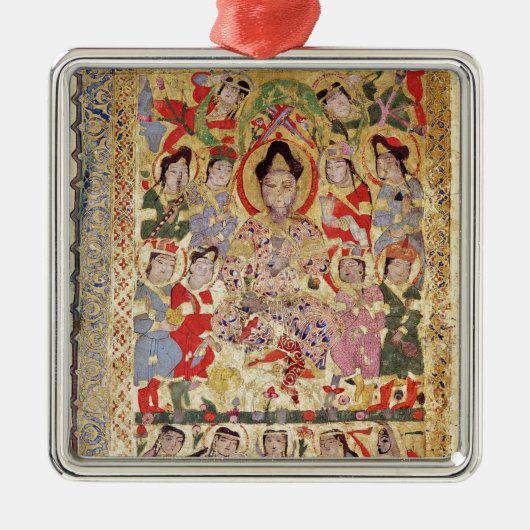 詩人の歌手、ミュージシャンおよび歌手 メタルオーナメント (正面)