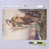 詩人の死運を告げる人 薄葉紙 (クラフト)