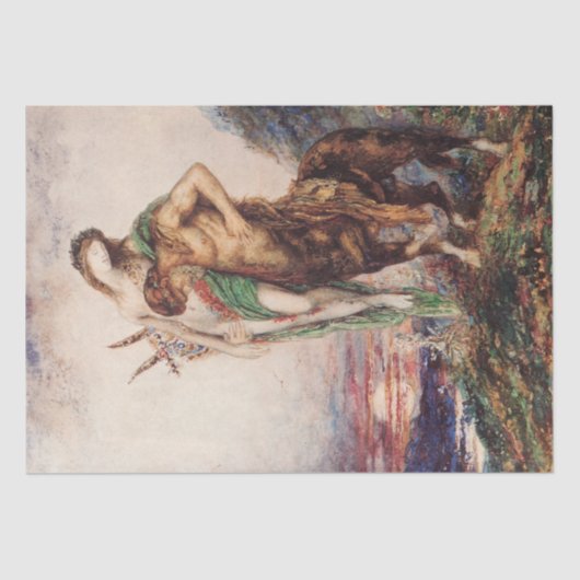 詩人の死運を告げる人 薄葉紙 (正面)