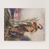 詩人の死運を感じるサンセット ジグソーパズル (横)