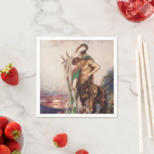 詩人の死運を感じるサンセット スタンダードカクテルナプキン (インサイチュ)