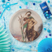 詩人の死運を感じるサンセット ペーパープレート (パーティー)