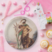 詩人の死運を感じるサンセット ペーパープレート (パーティー)