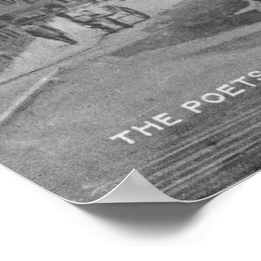 詩人の片隅 ポスター (角)