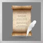 詩人の言葉 ポスター (正面)