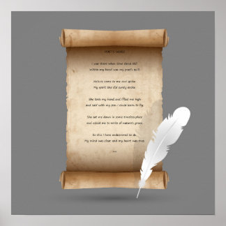 詩人の言葉 ポスター