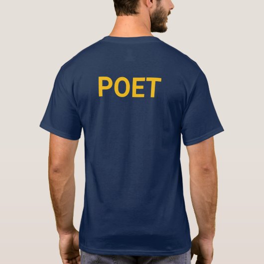 詩人のTシャツ Tシャツ (裏面)