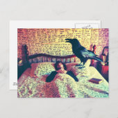 詩人はレイヴンの時計を眠る ポストカード (正面/裏面)