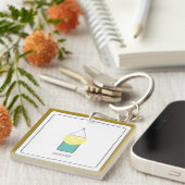 詩人アディエラ・アコーによるアクリル系キーチェーン キーホルダー (正面右)