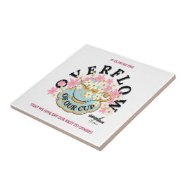 詩人アディエラ・アコーによるオーバーフロー陶磁器タイル タイル