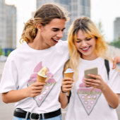 詩人アディエラ・アコーによるTシャツの抗し難いアイスクリーム Tシャツ