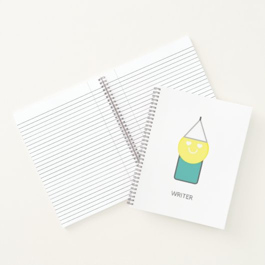 詩人アディエラ・アコーによるWRITERスパイラルノート ノートブック (内部)