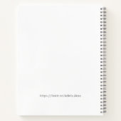 詩人アディエラ・アコーによるWRITERスパイラルノート ノートブック (裏面)