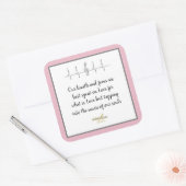 詩人アディラ・アコーによる愛のステッカーへの扉 スクエアシール (封筒)