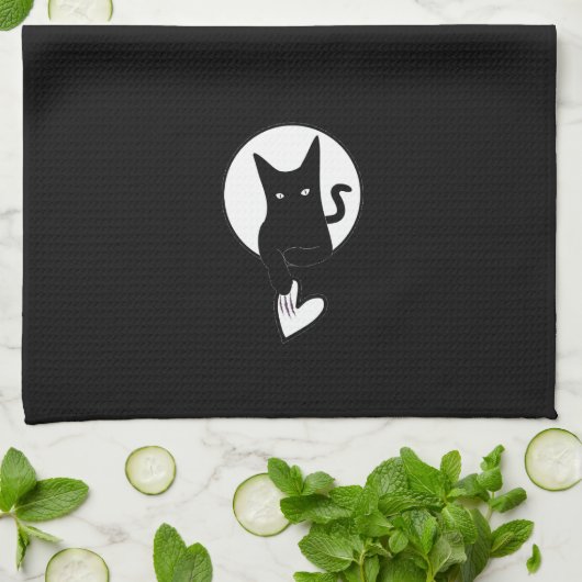 詩人アディラ・アコーによる猫キッチンタオルを愛する歌 キッチンタオル (折り畳み)