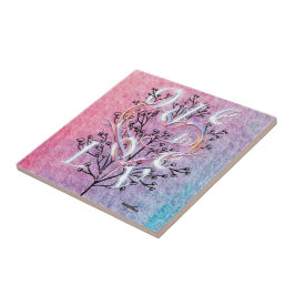 詩人アディラ・アコーによる陶磁器タイルを愛する歌 タイル