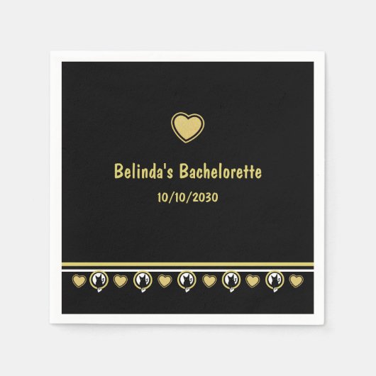 詩人アディラ・アコーのデザインによるラブキャットペーパーナプキン スタンダードカクテルナプキン (正面)