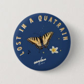 詩人アディ失ったエラ・アコーによるクアトレインボタンで 缶バッジ (正面)