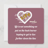 詩人アドゥエラ・アコオの人生名言ノートカード (正面)