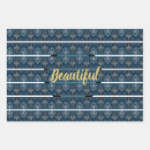 詩人アドゥエラ・アコーによる美しい包装紙 ラッピングペーパーシート (正面)