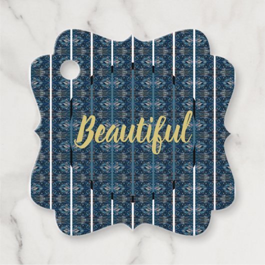 詩人アドリエラ・アコオによる美しいフェイバータグのデザイン フェイバータグ (正面)