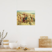 詩人アナクレオン（紀元前570年～485年）とミューズ、189 ポスター (キッチン)