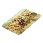 詩人アナクレオン（紀元前570年～485年）とミューズ、189 マグネット (左側)