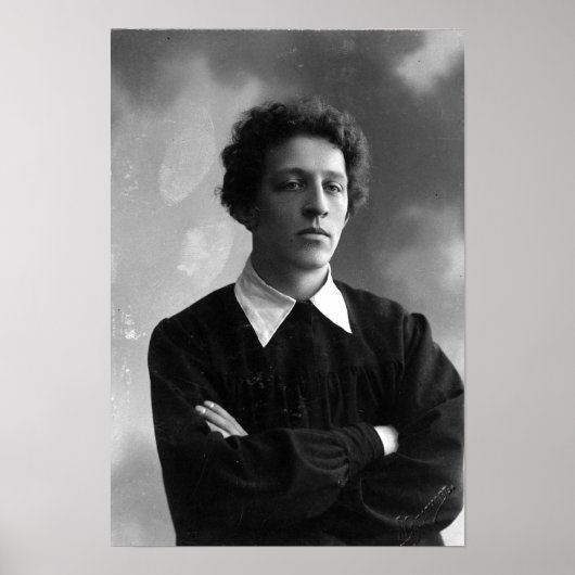 詩人アレキサンダー・ブロックのポートレート ポスター (正面)