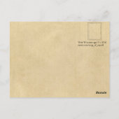 詩人ウォルト・ホイットマンの思慮深い目 ポストカード (裏面)