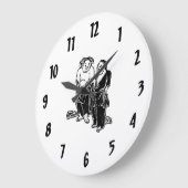 詩人ウォールクロック ラージ壁時計 (傾斜)