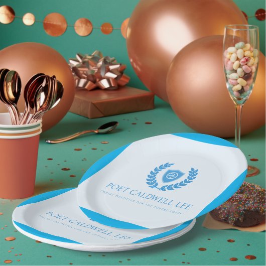 詩人カルドウェルリーパーティー ペーパープレート (複数)