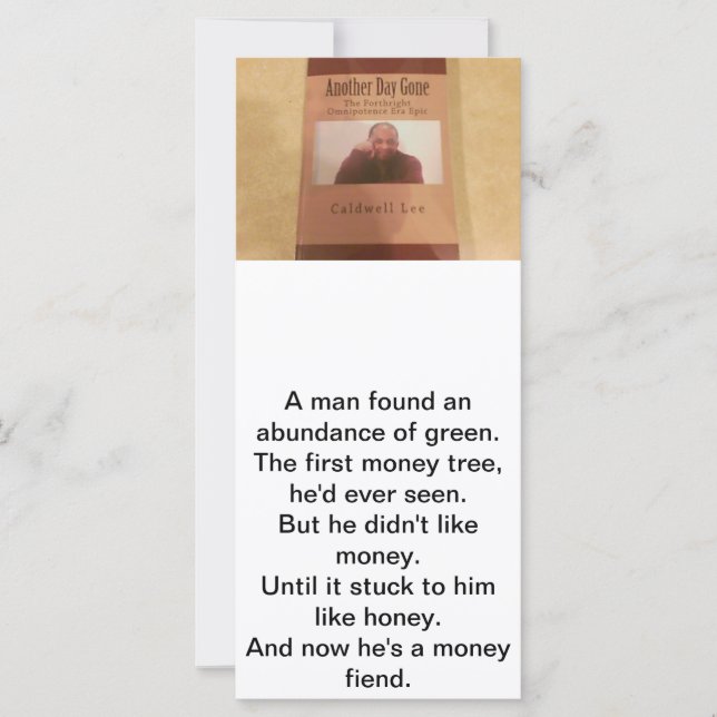 詩人カルドウェルリーライメリックカード (正面)