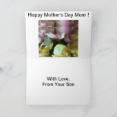 詩人カルドウェルリー母の日のカード カード (内部)