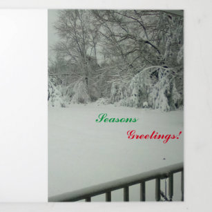 詩人カルドウェルリー製品 三つ折りクリスマスカード