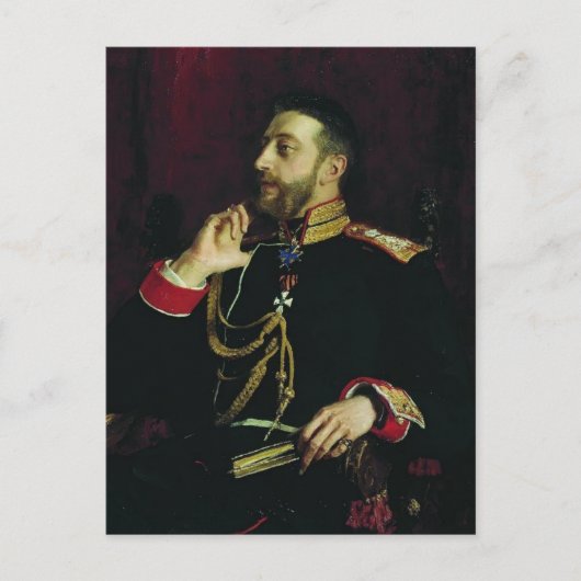 詩人グランドプリンスのイリア・レピンポートレート ポストカード (正面)