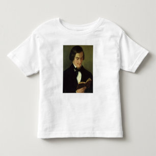 詩人ハインリッヒ・ハイネのポートレート1842年 トドラーTシャツ