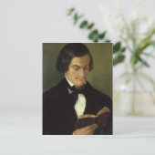 詩人ハインリッヒ・ハイネのポートレート1842年 ポストカード (スタンド正面)
