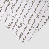 詩人ヴィンテージフランスの金ゴールドスクリプト農地収穫  薄葉紙 (詳細)