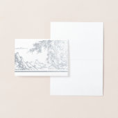 詩人中国の哲学者フォイルカード 箔カード (ディスプレー)