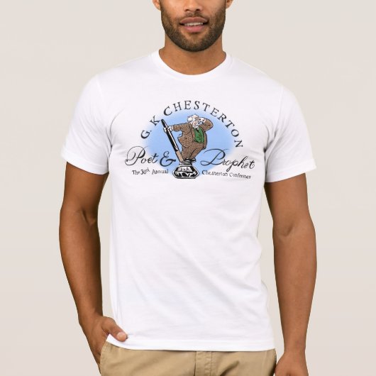 詩人及び予言者のロゴのワイシャツ Tシャツ (正面)